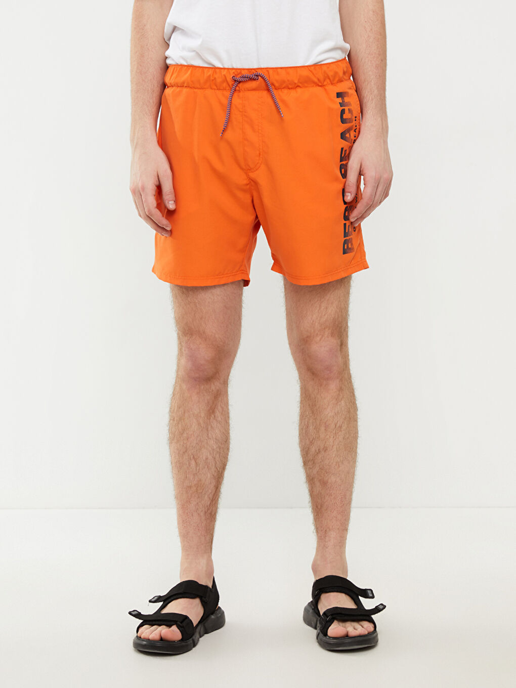 LCW SWIMWEAR Short Printed Men's Swimming Shorts -S2FN38Z8-GKT