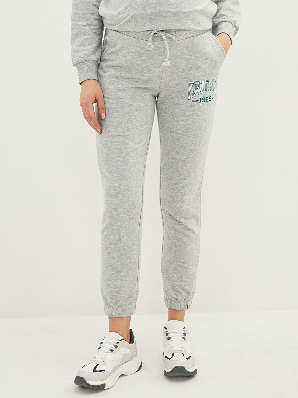 Elastic Waist Printed Maternity Jogger Sweatpants -S2FN43Z8-CT3