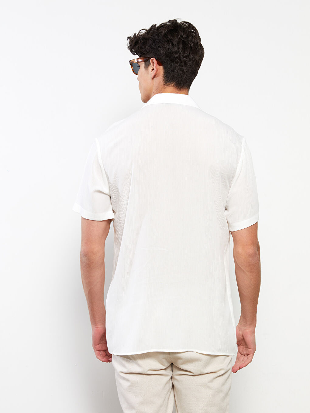 LCW Vision Relaxed Fit Short Sleeve Men's Shirt -S2FN72Z8-KE8
