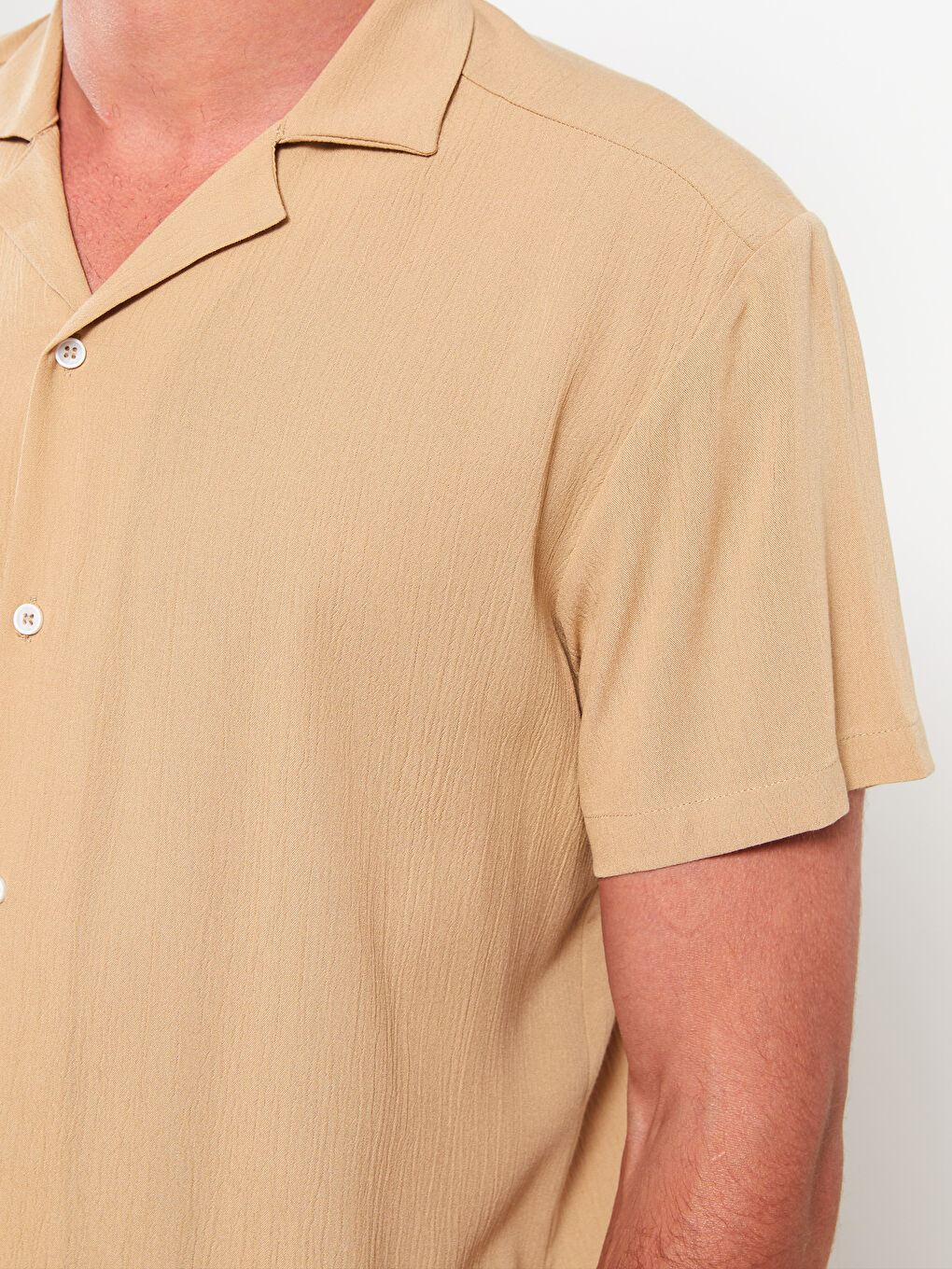 Relaxed Fit Short Sleeve Men's Shirt-2