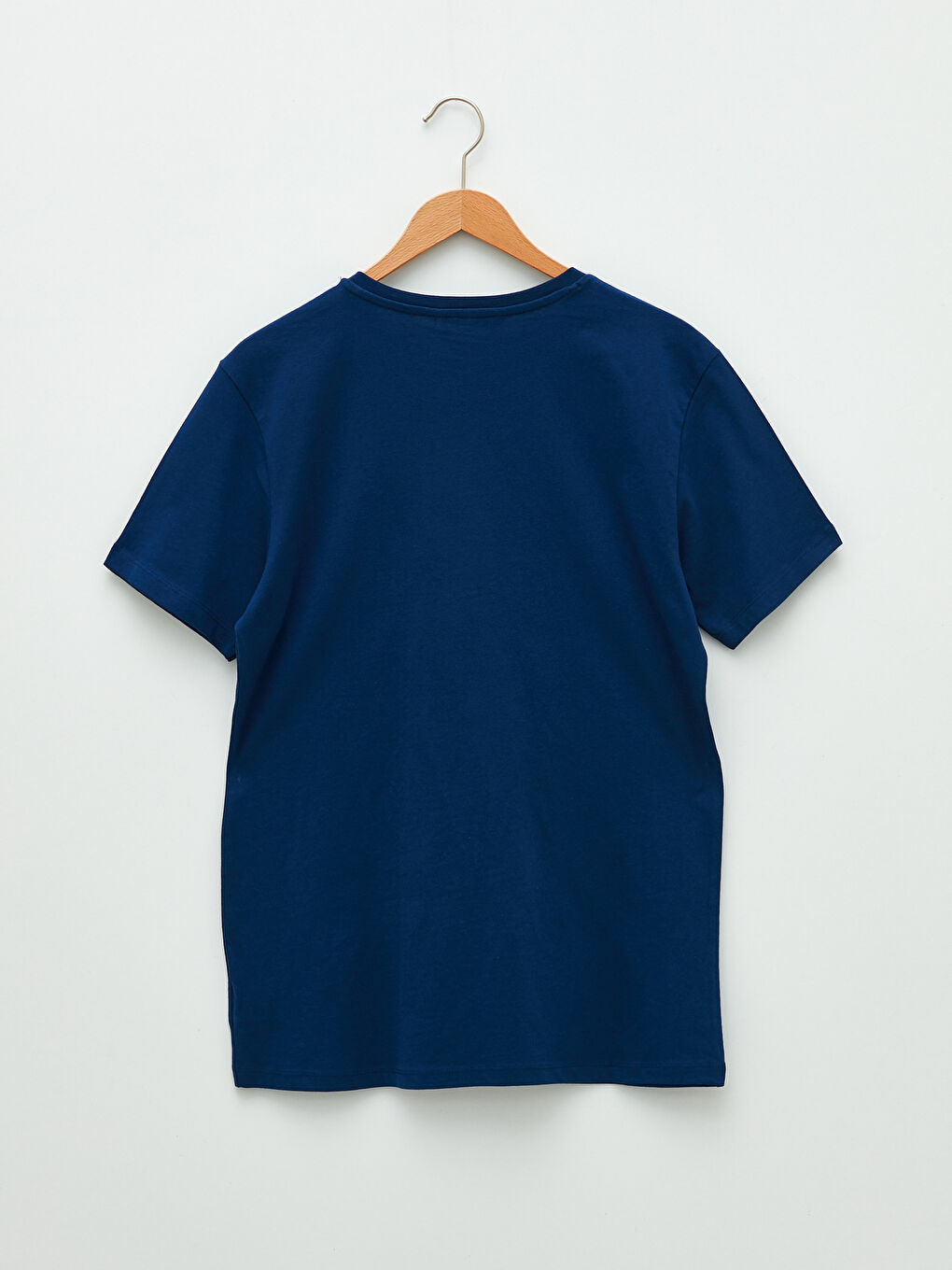 Crew Neck Short Sleeve Printed Combed Cotton Men's T-shirt-6