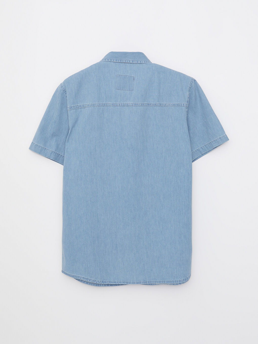 LCW Jeans Regular Fit Short Sleeve Men's Denim Shirt -S2FO21Z8-311