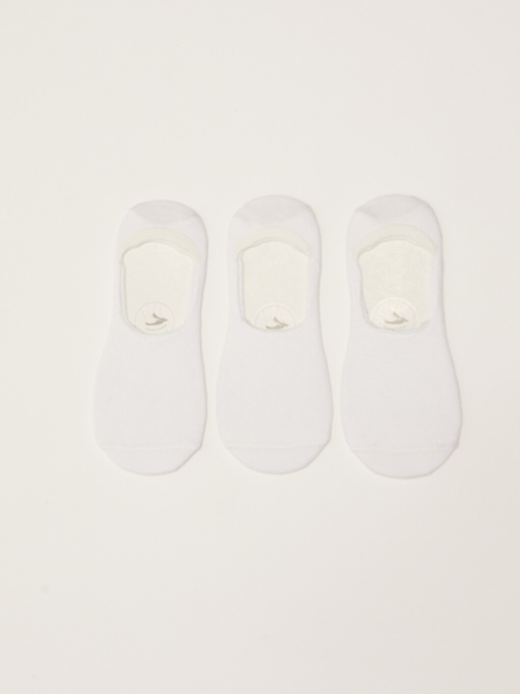 Women's Plain Invisible Socks 3-packs-1