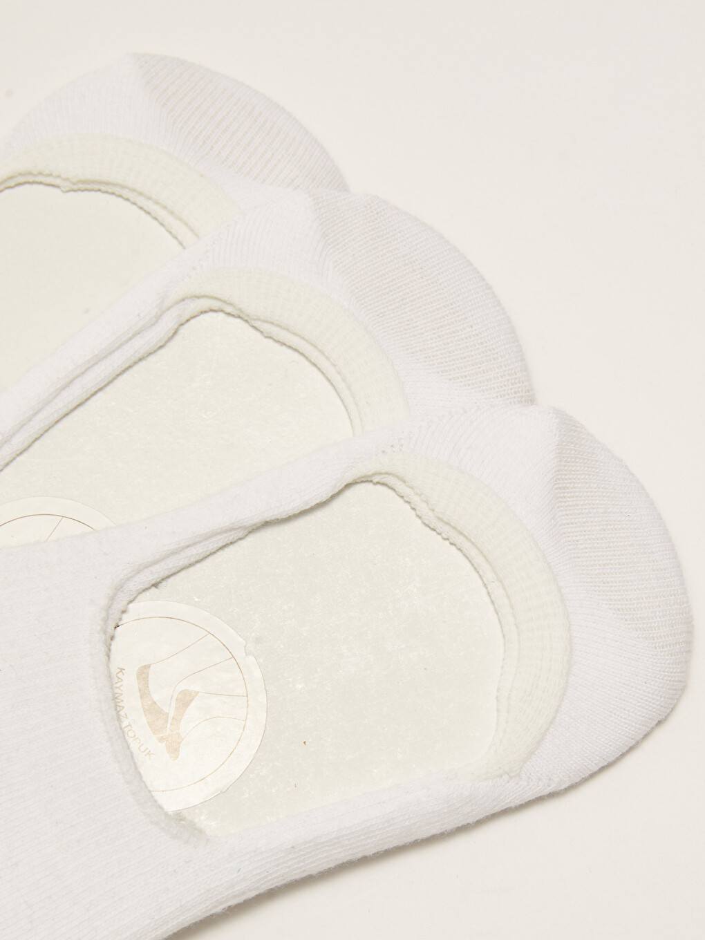 Women's Plain Invisible Socks 3-packs-2