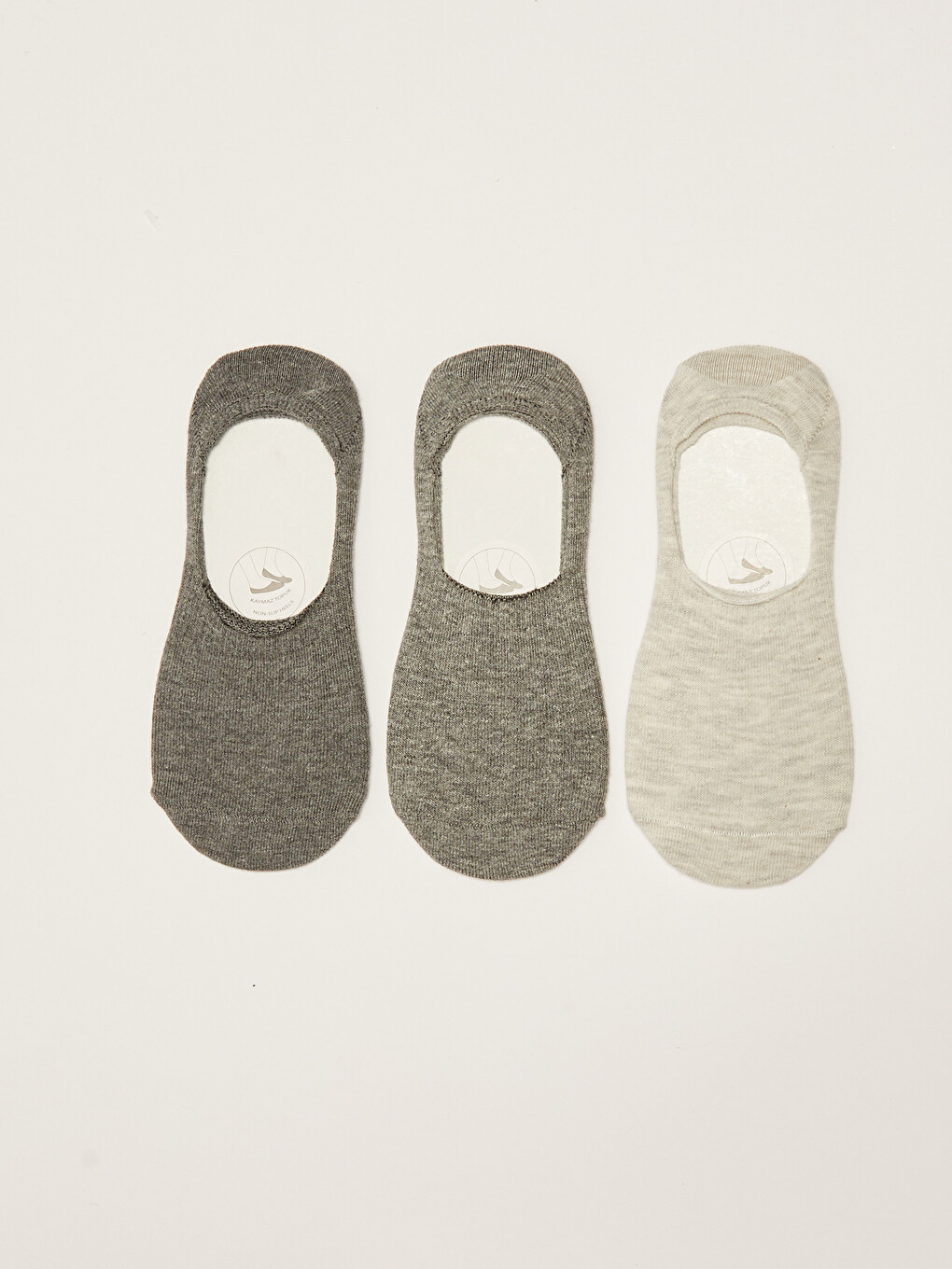 Women's Plain Invisible Socks 3-packs-1