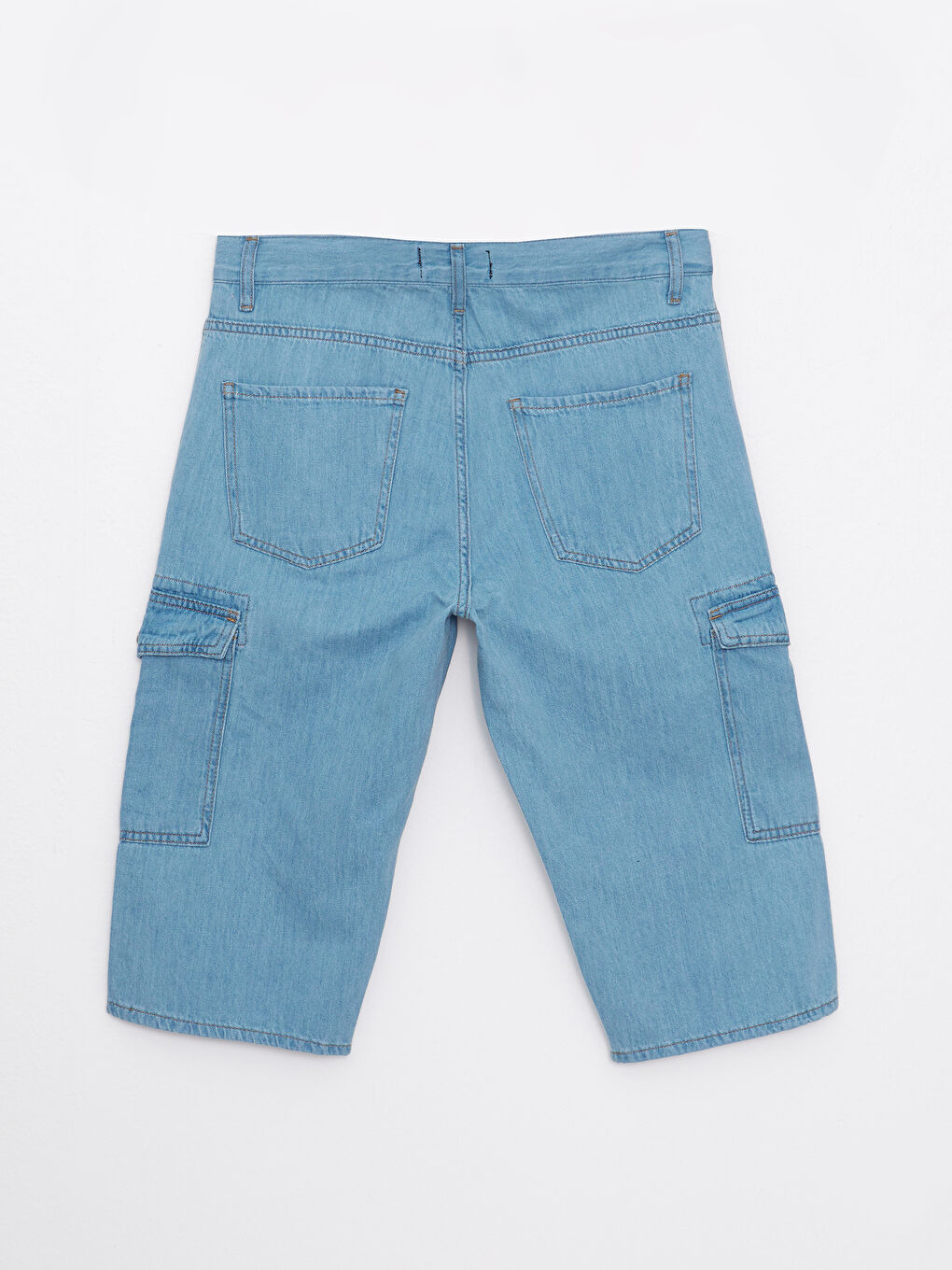 Comfortable Fit Men's Jean Bermuda Shorts -S2FO26Z8-311