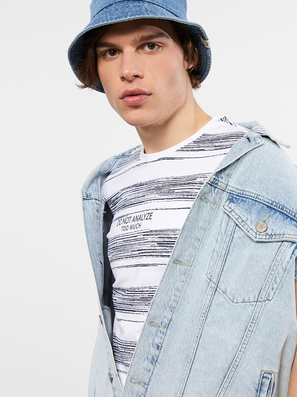 Crew Neck Short Sleeve Printed Combed Cotton Men's T-shirt