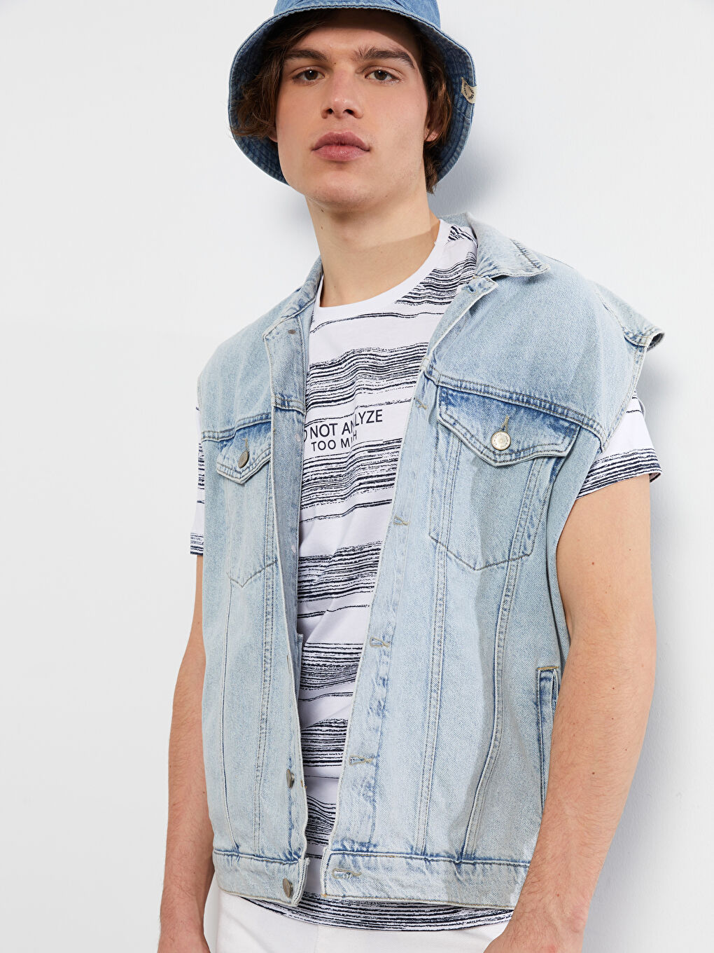 Crew Neck Short Sleeve Printed Combed Cotton Men's T-shirt-1