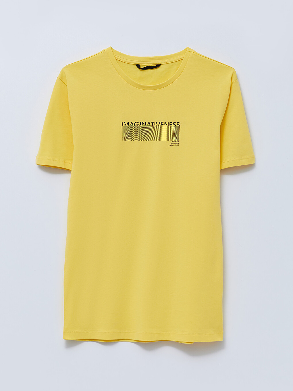 Crew Neck Short Sleeve Printed Combed Cotton Men's T-shirt-5