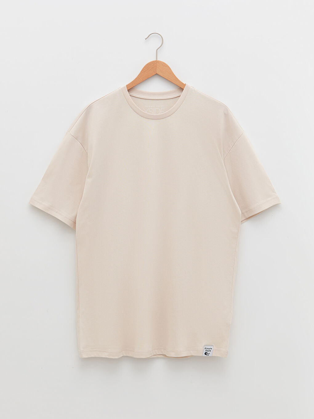 Oversize Crew Neck Short Sleeve Jersey Men's T-Shirt-5