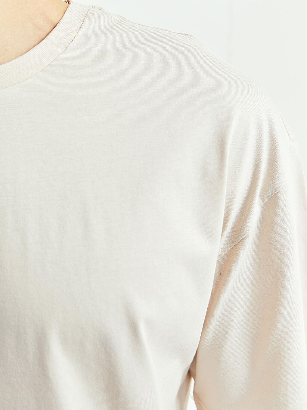 Oversize Crew Neck Short Sleeve Jersey Men's T-Shirt-2