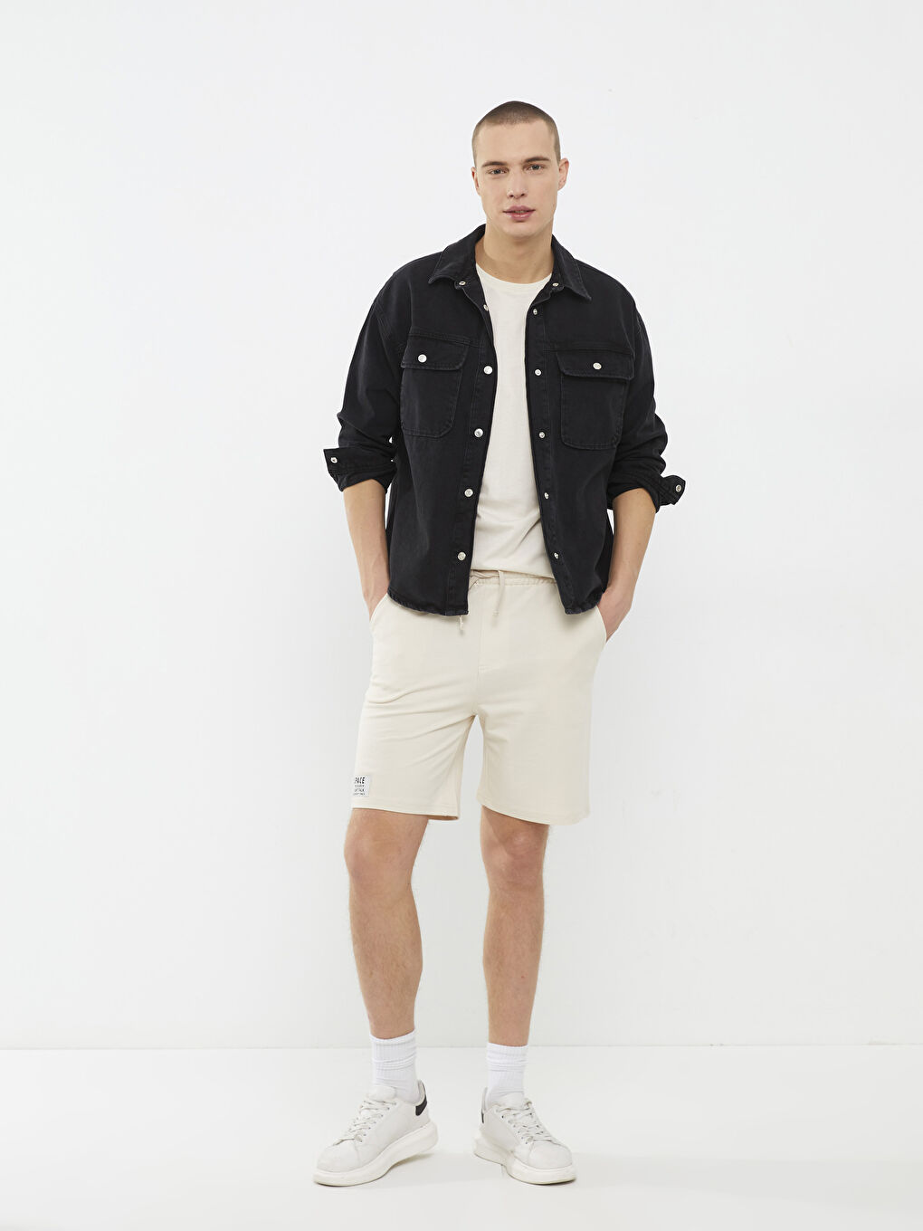 Standard Fit Men's Sports Shorts -S2FO59Z8-MBP