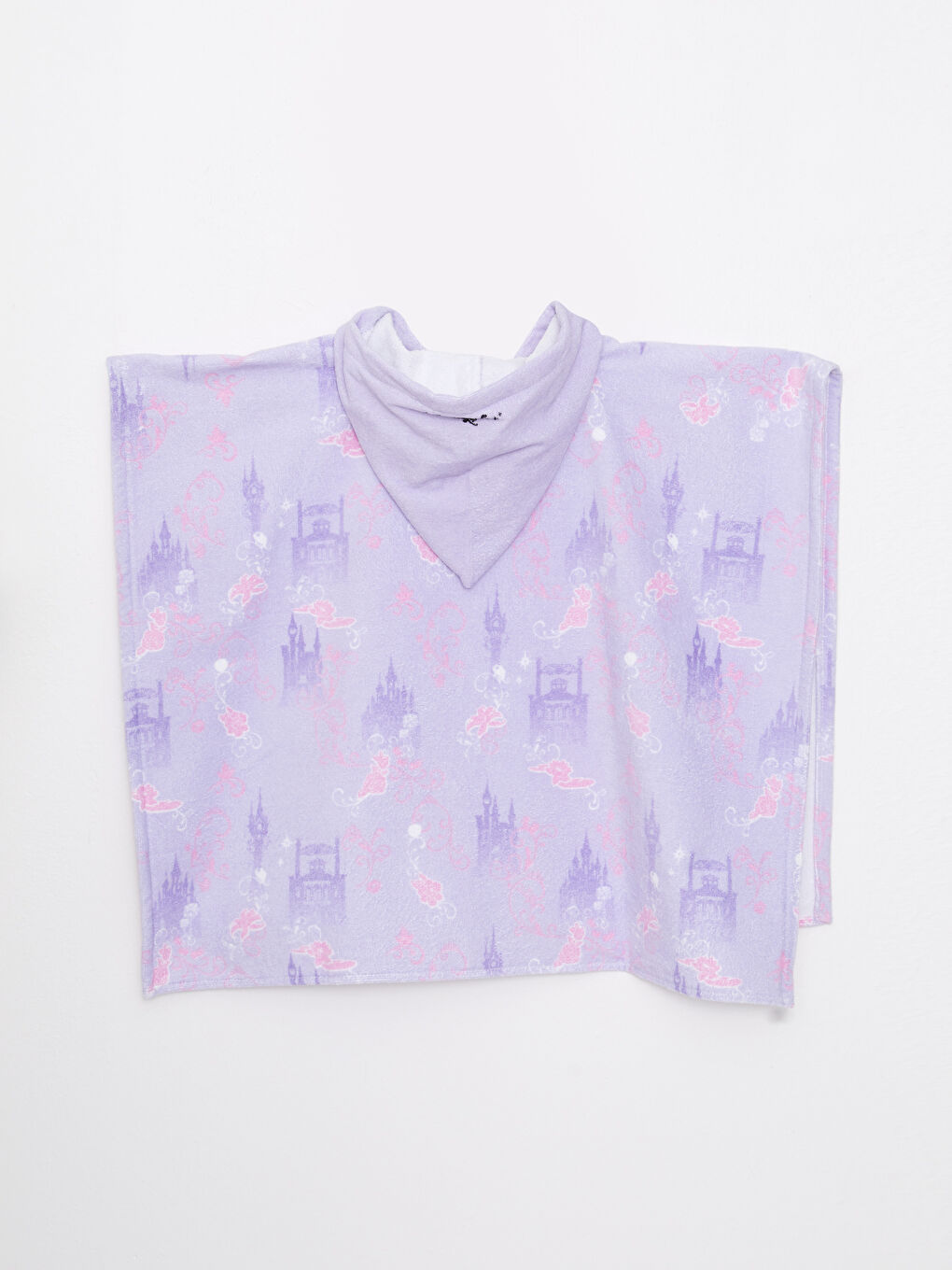 Princess Licensed Hooded Girls Velvet Beach Towel-1