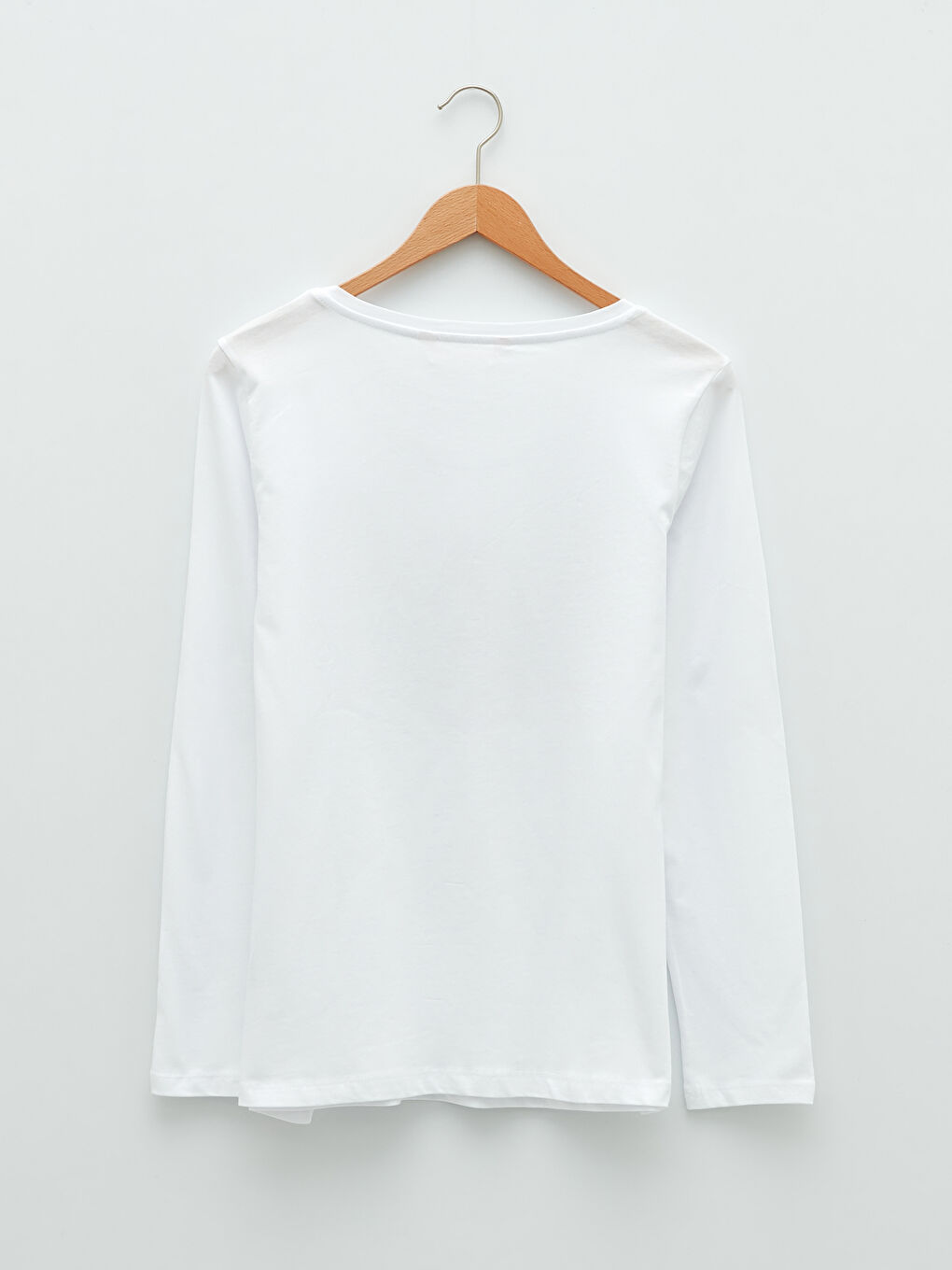 Gri Bisiklet Yaka Desenli Uzun Kollu Kadın Pijama Takımı-6