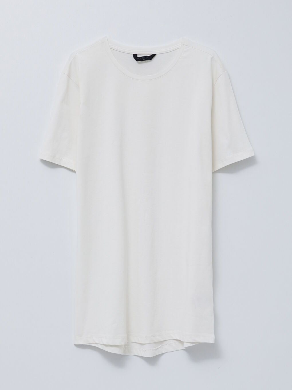 Crew Neck Short Sleeve Basic Combed Cotton Men's T-shirt-4