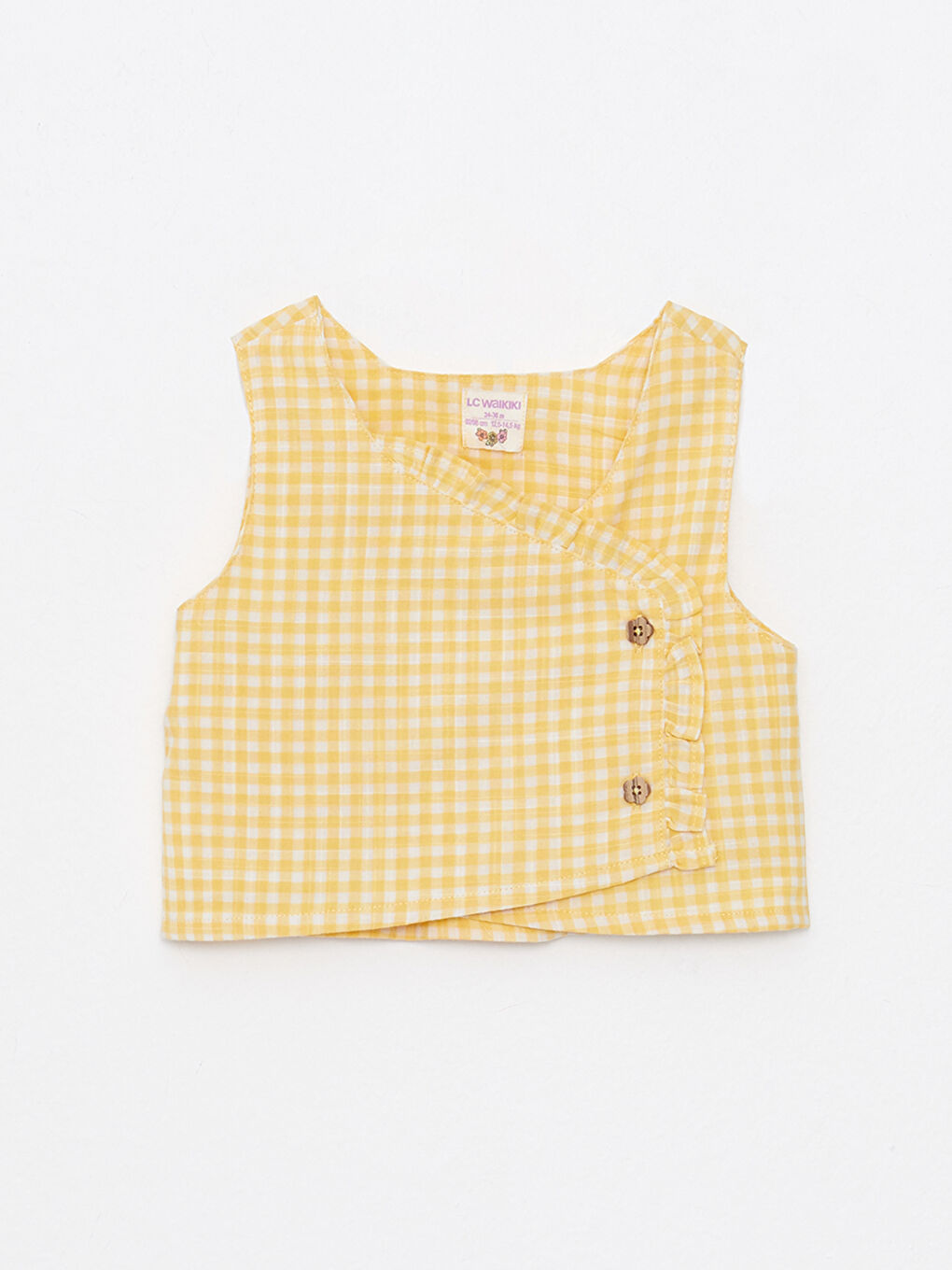 Blouse et Jupe à Motif Carreaux Col Rond pour Bébé Fille - Ensemble de 2 Pièces-3