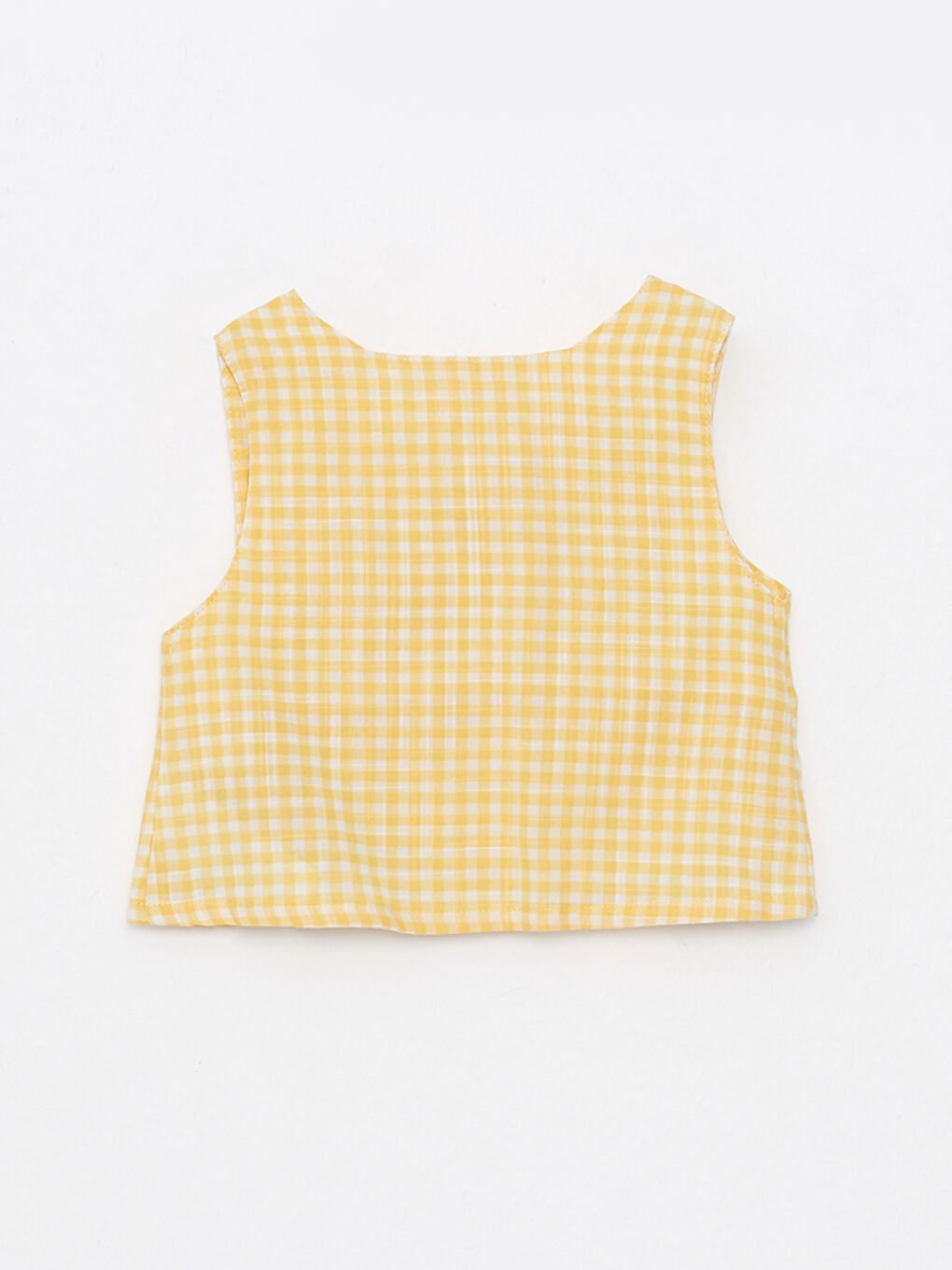 Blouse et Jupe à Motif Carreaux Col Rond pour Bébé Fille - Ensemble de 2 Pièces-4