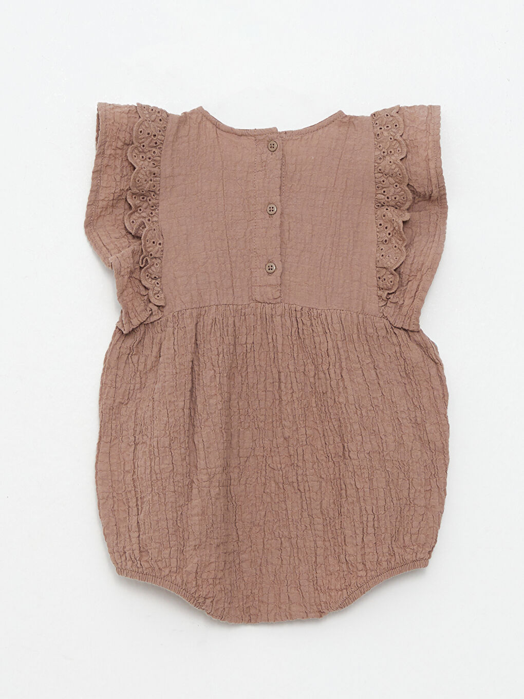 Bicycle Yala Short Sleeved Cotton Baby Girl Jumpsuit and Headband 2 Piece Set-1