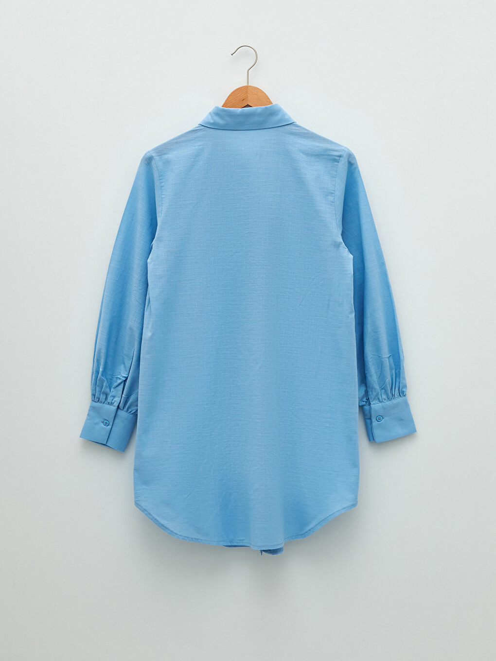 Plain Poplin Women's Shirt Tunic-7