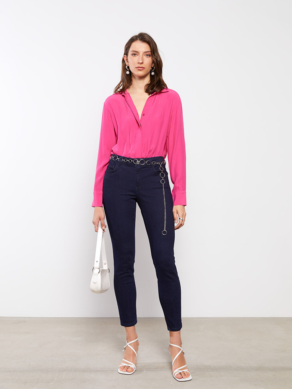 Standard Fit Straight Pocket Detailed Women's Rodeo Jeans -S2FR98Z8-309