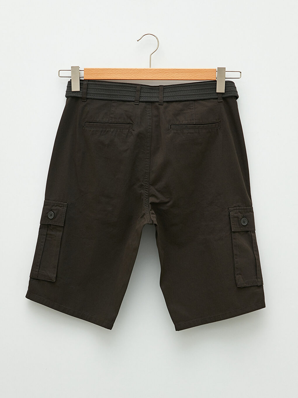 XSIDE Gri Standart Kalıp Gabardin Erkek Şort - 6