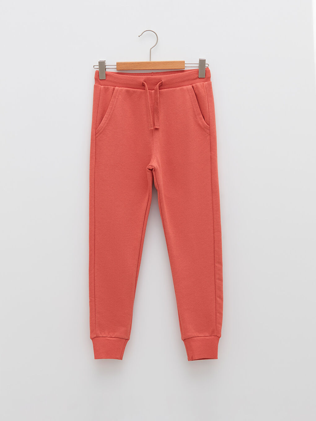 Turuncu Beli Lastikli Basic Erkek Çocuk Jogger Eşofman Altı