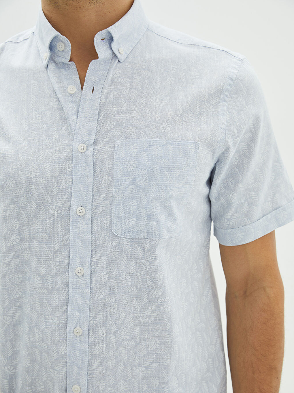 Karışık Regular Fit Kısa Kollu Erkek Gömlek-3