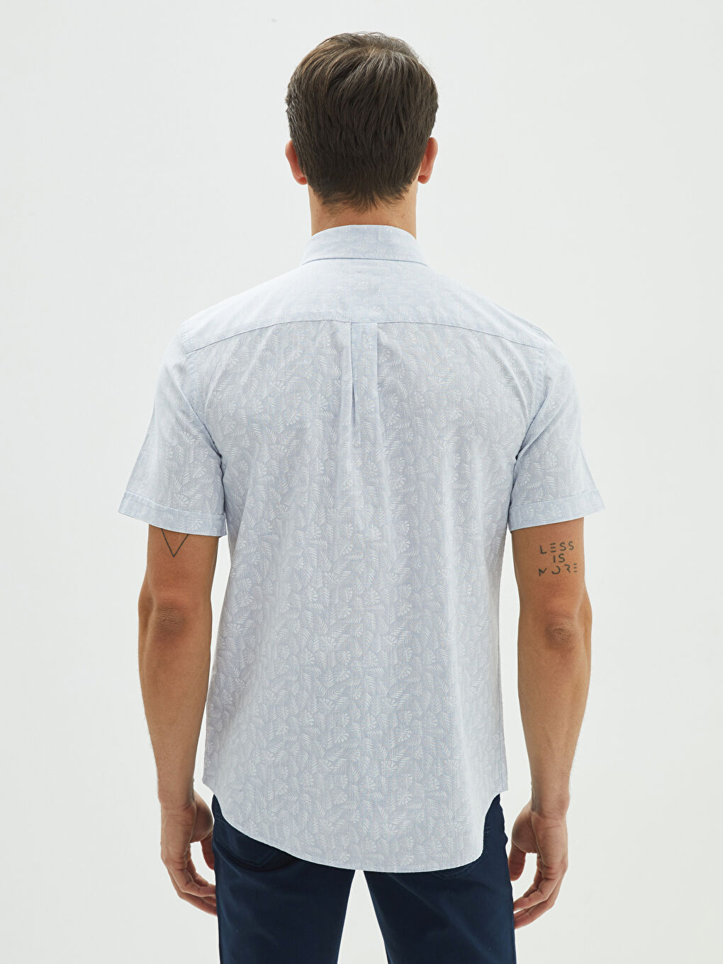 Karışık Regular Fit Kısa Kollu Erkek Gömlek-4