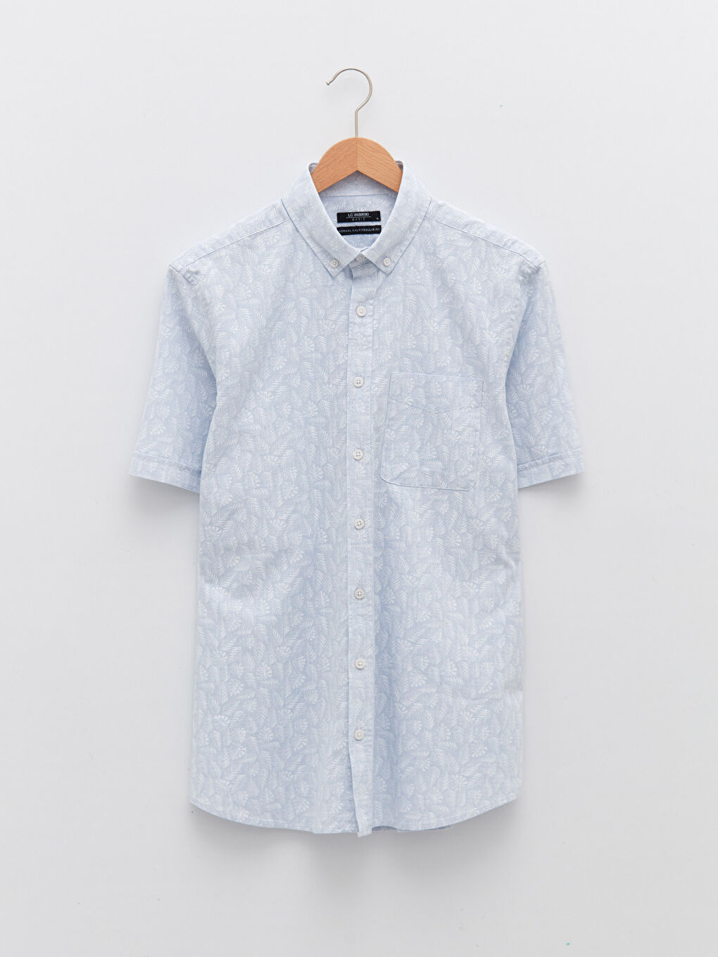 Karışık Regular Fit Kısa Kollu Erkek Gömlek-5