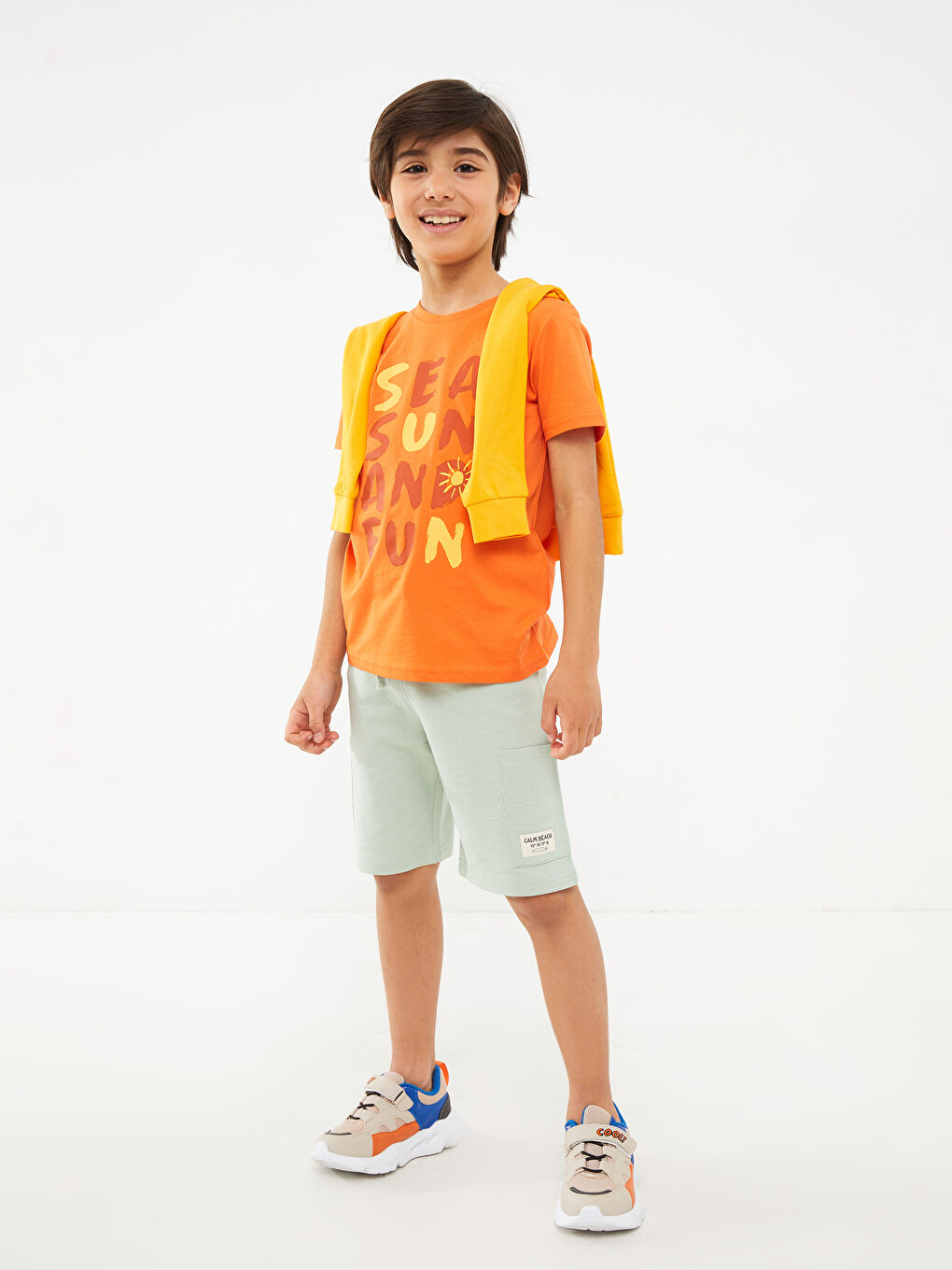 LCW Kids Osnovni dečji šorts sa elastičnim strukom -S2FS61Z4-FKS