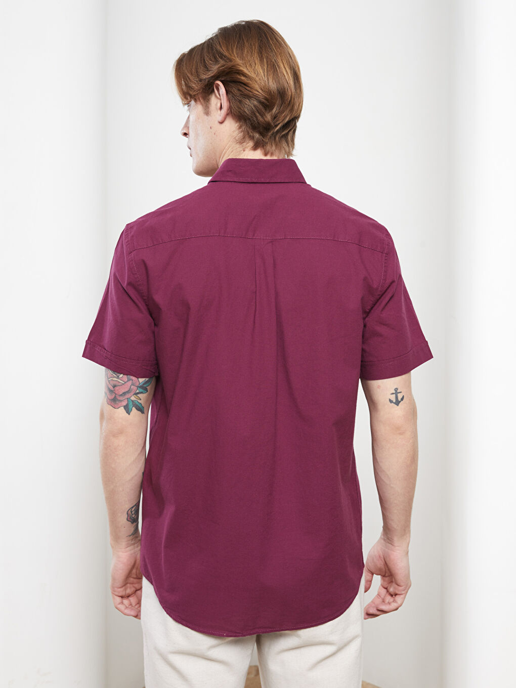 Regular Fit Short Sleeve Men's Shirt-4