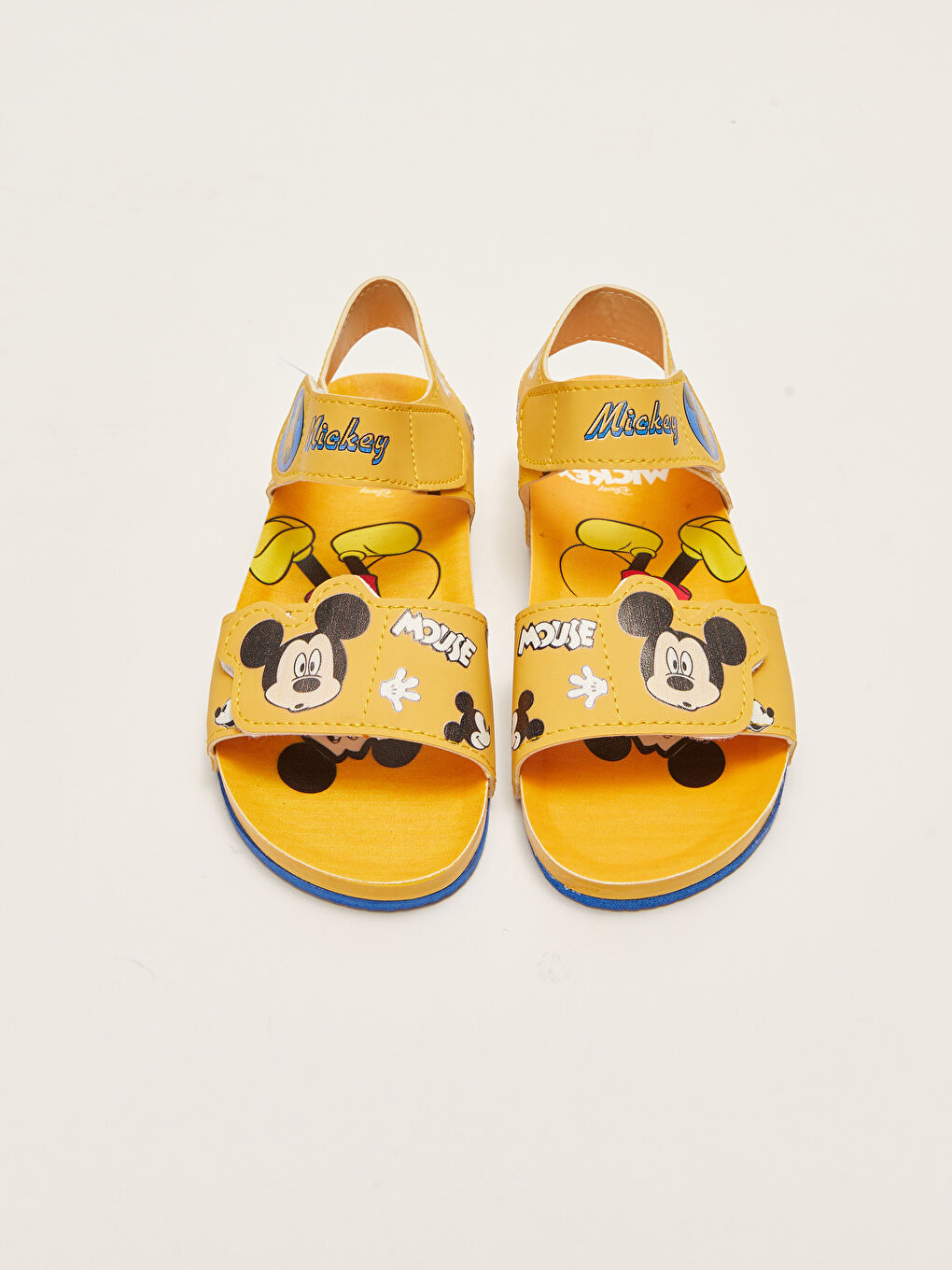 LCW STEPS Sarı Mickey Mouse Lisanslı Erkek Çocuk Sandalet - 5