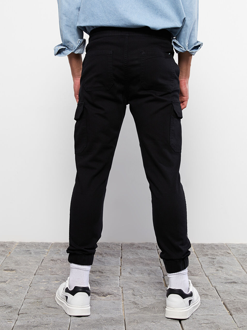 Slim Fit Men's Cargo Trousers -S2FT13Z8-RQL