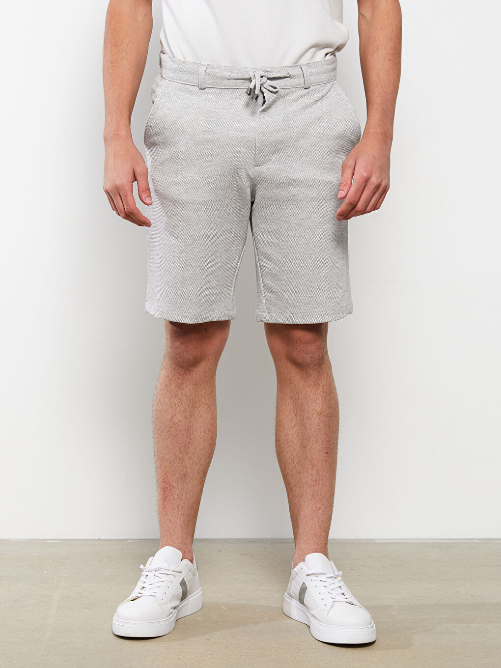 Slim Fit Binding Detail Men's Shorts -S2FT48Z8-LAL