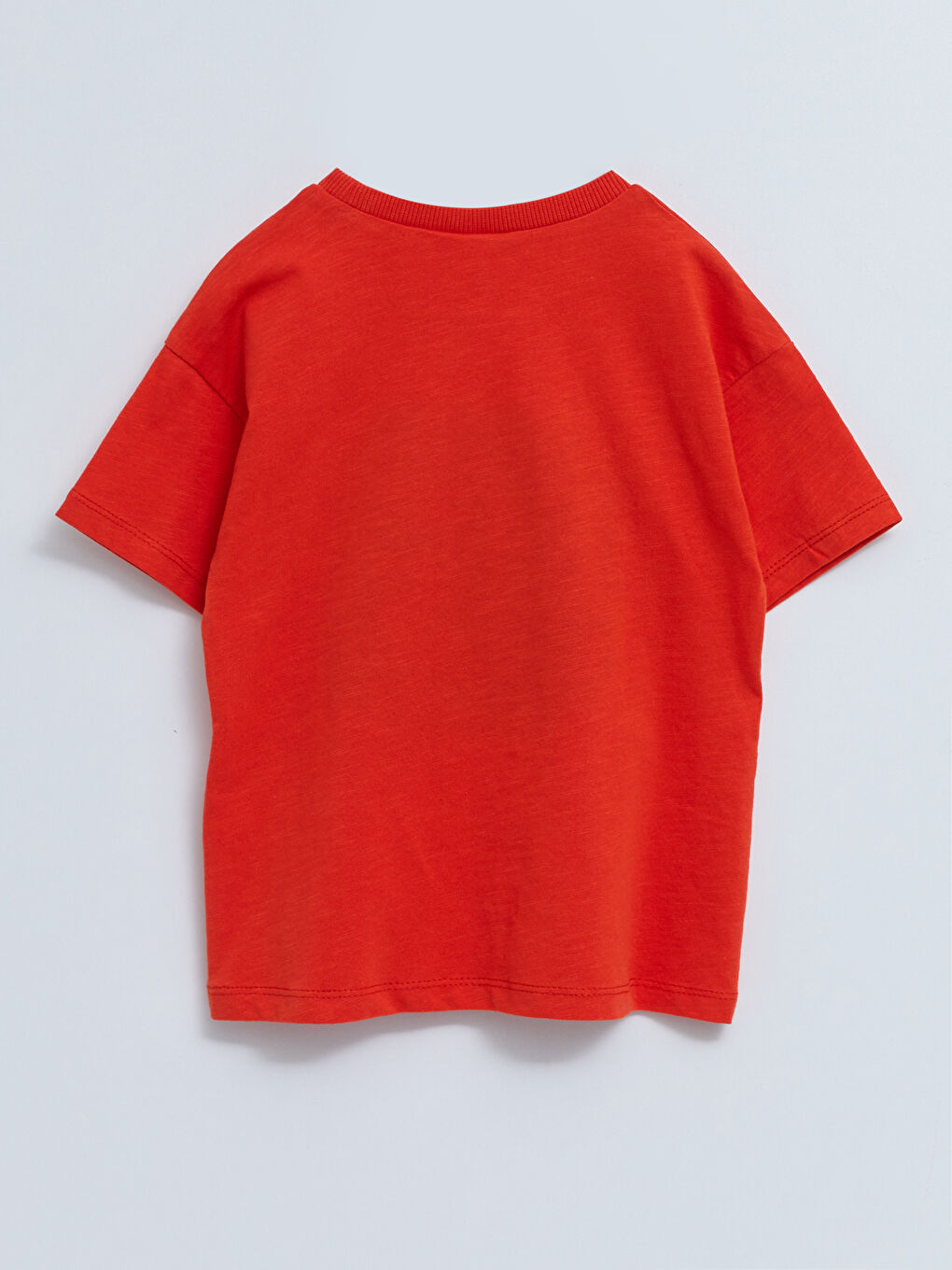 Crew Neck Short Sleeve Mickey Mouse Printed Baby Boys' T-Shirt-3