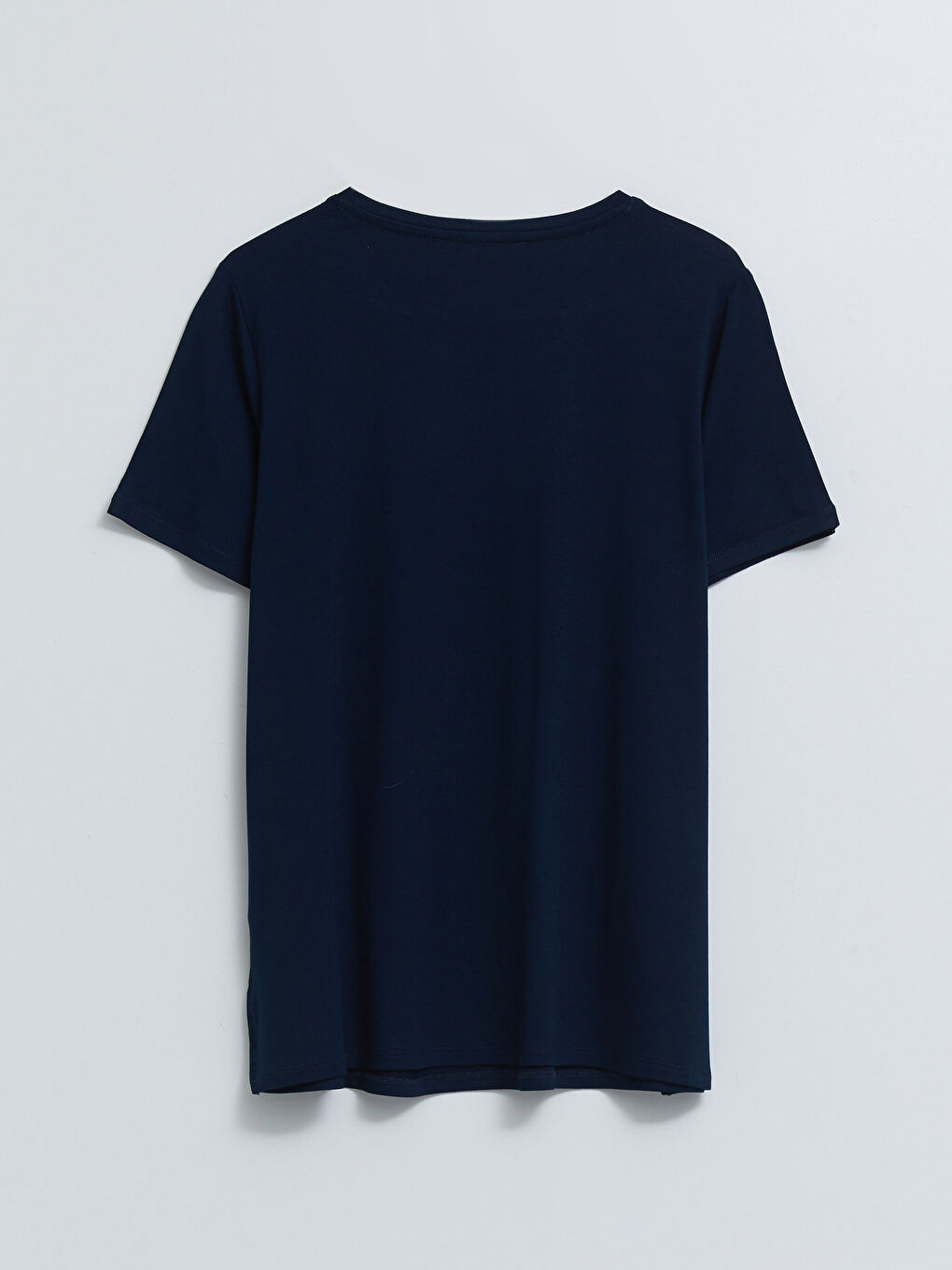 Crew Neck Patterned Short Sleeve Women's T-Shirt-5