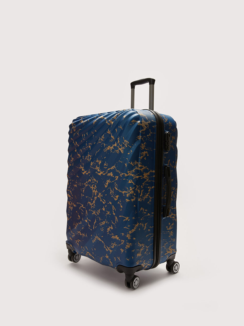 Mavi Orta Boy Çekme Mekanizmalı Valiz-1