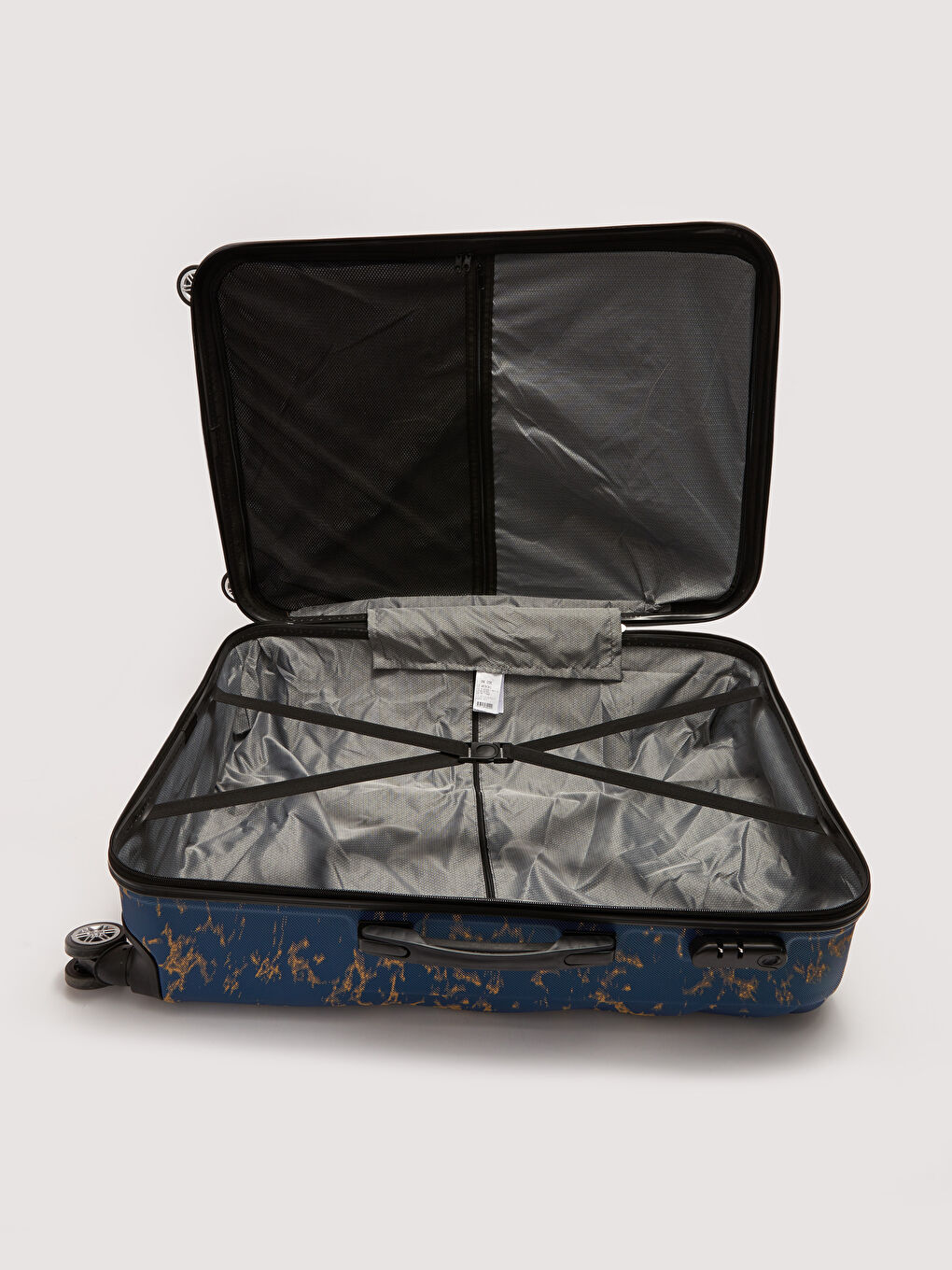 Mavi Orta Boy Çekme Mekanizmalı Valiz-3