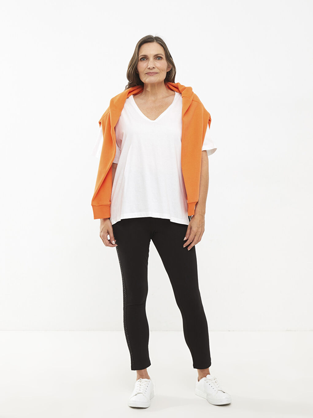 ელასტიური წელის ნაბეჭდი ბამბის ქალებისთვის გამაშები