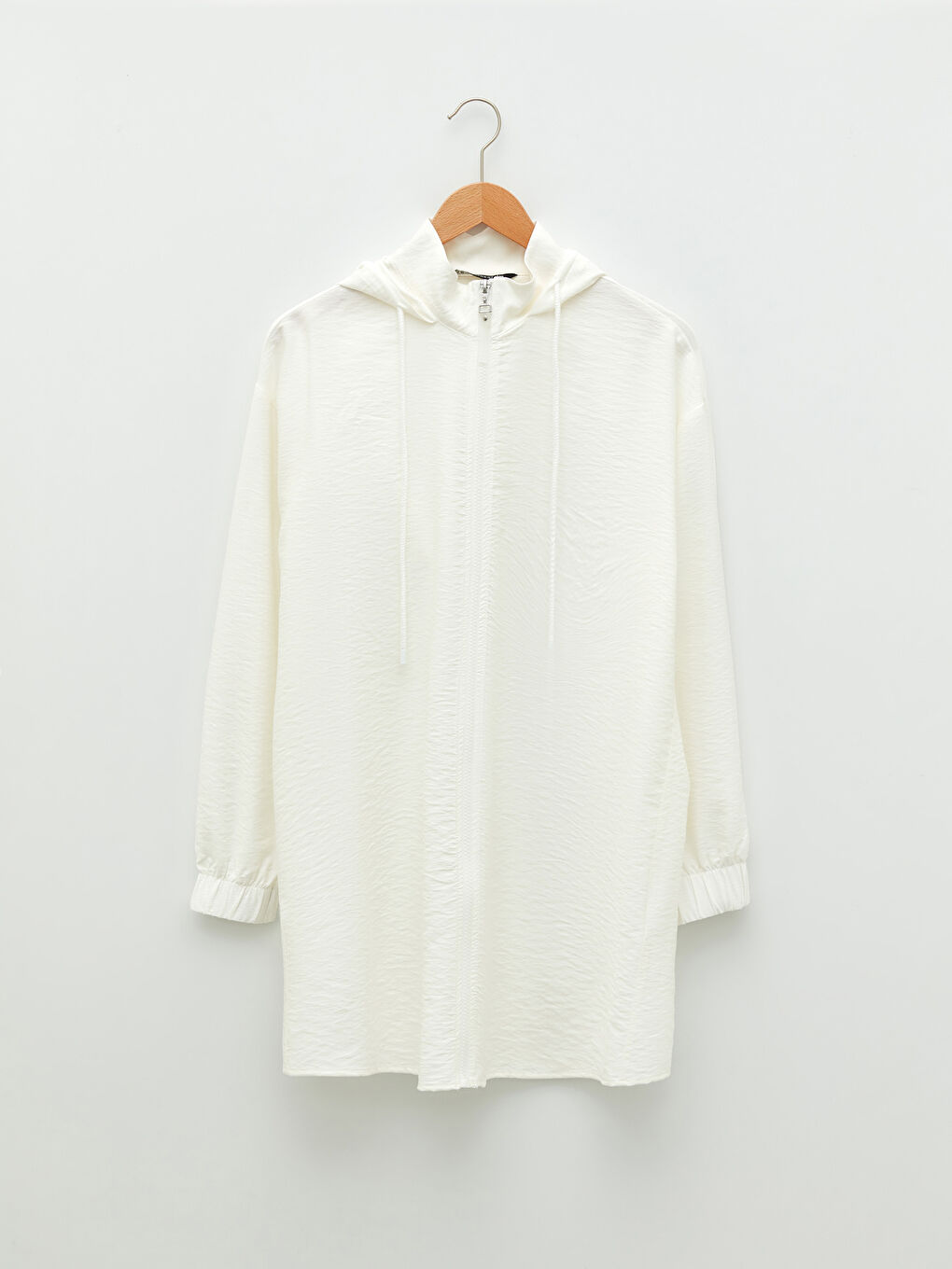 Hooded Plain Long Sleeve Oversize Women's Tunic-6