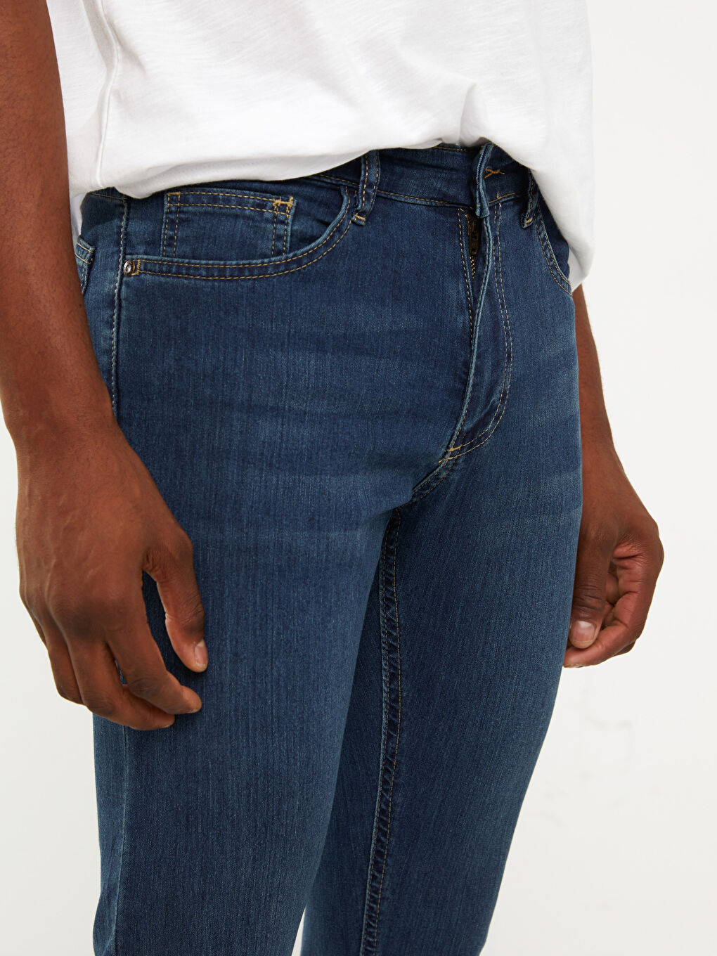 Yeşil 750 Slim Fit Erkek Jean Pantolon-2