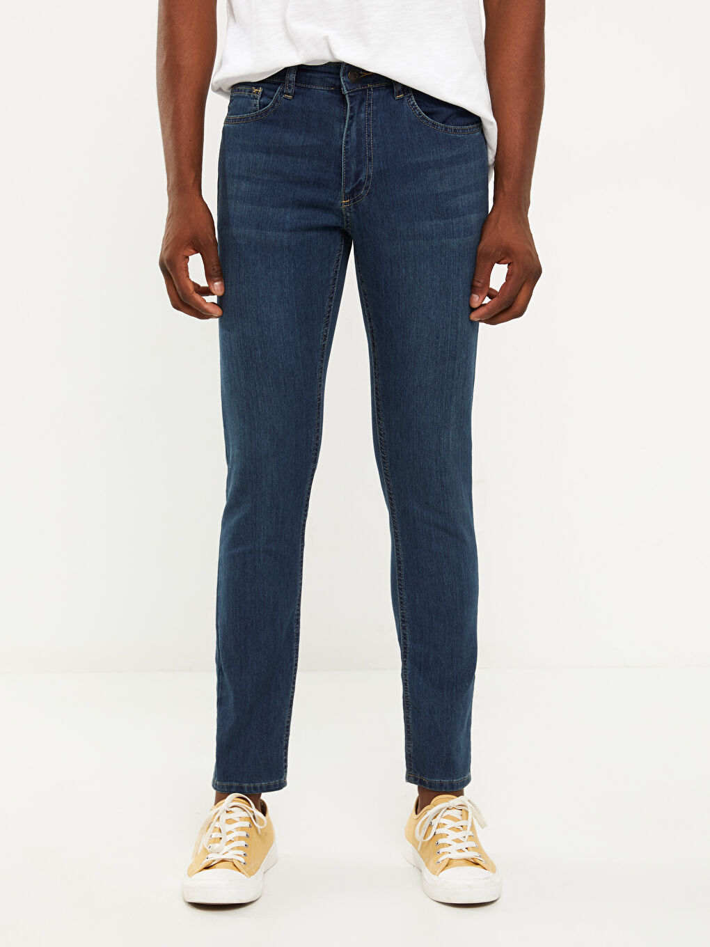 Yeşil 750 Slim Fit Erkek Jean Pantolon-3