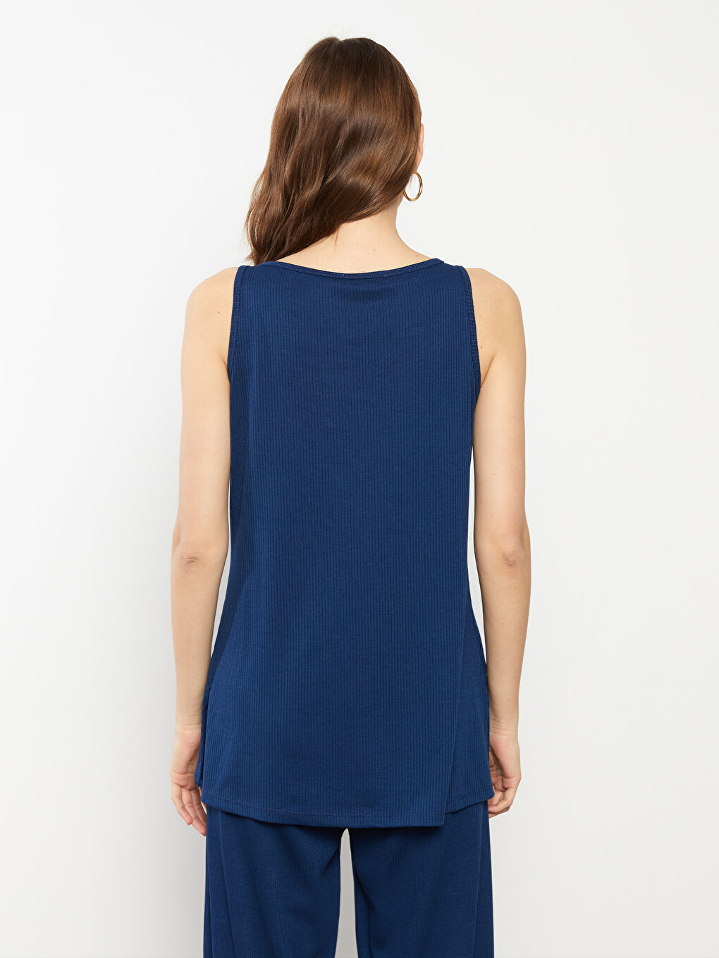 Female U-Neck Plain Singlet -S2FV81Z8-JC7