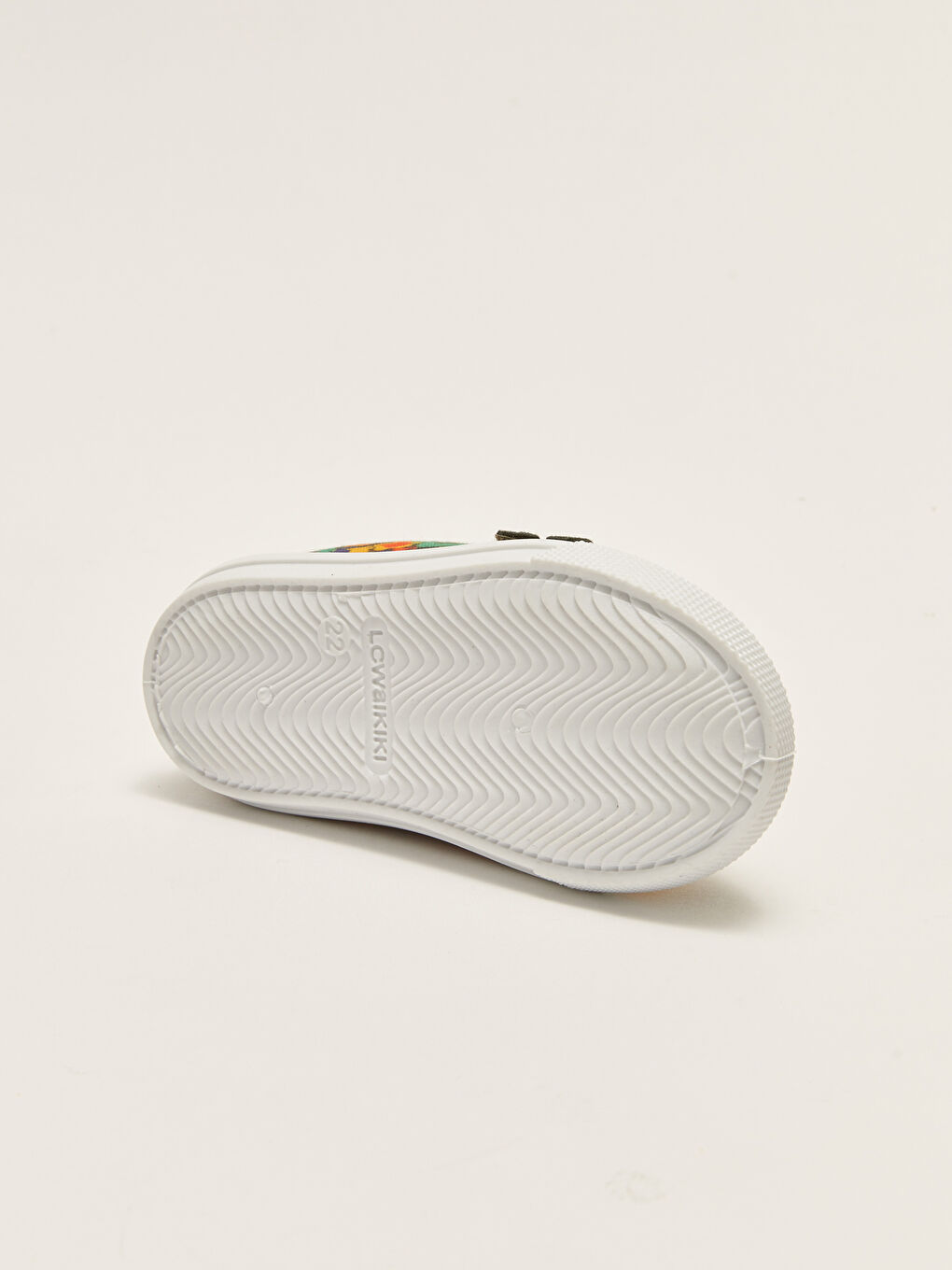 Haki Pamuk Astarlı Baskılı Erkek Bebek Spor Ayakkabı-3