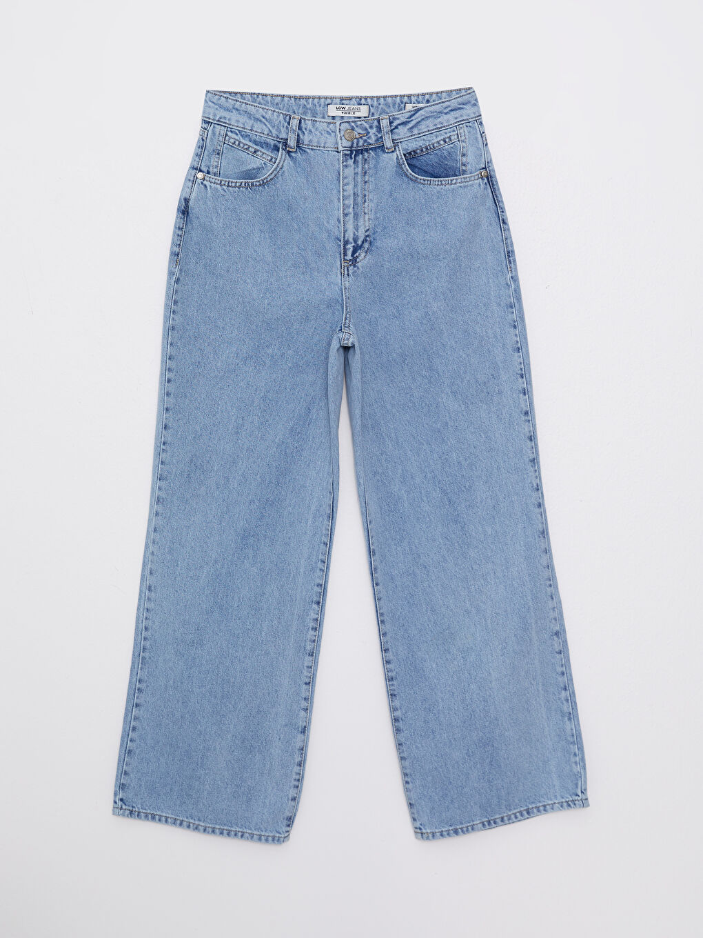 LCW Jeans Women's High Waist Wideleg Straight Rodeo Jeans -S2FY13Z8-311