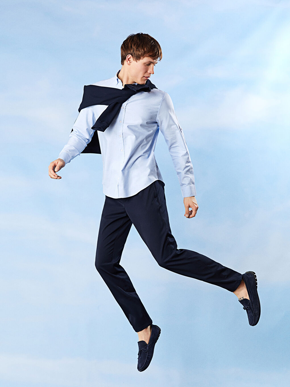 Mavi Regular Fit Uzun Kollu Erkek Gömlek