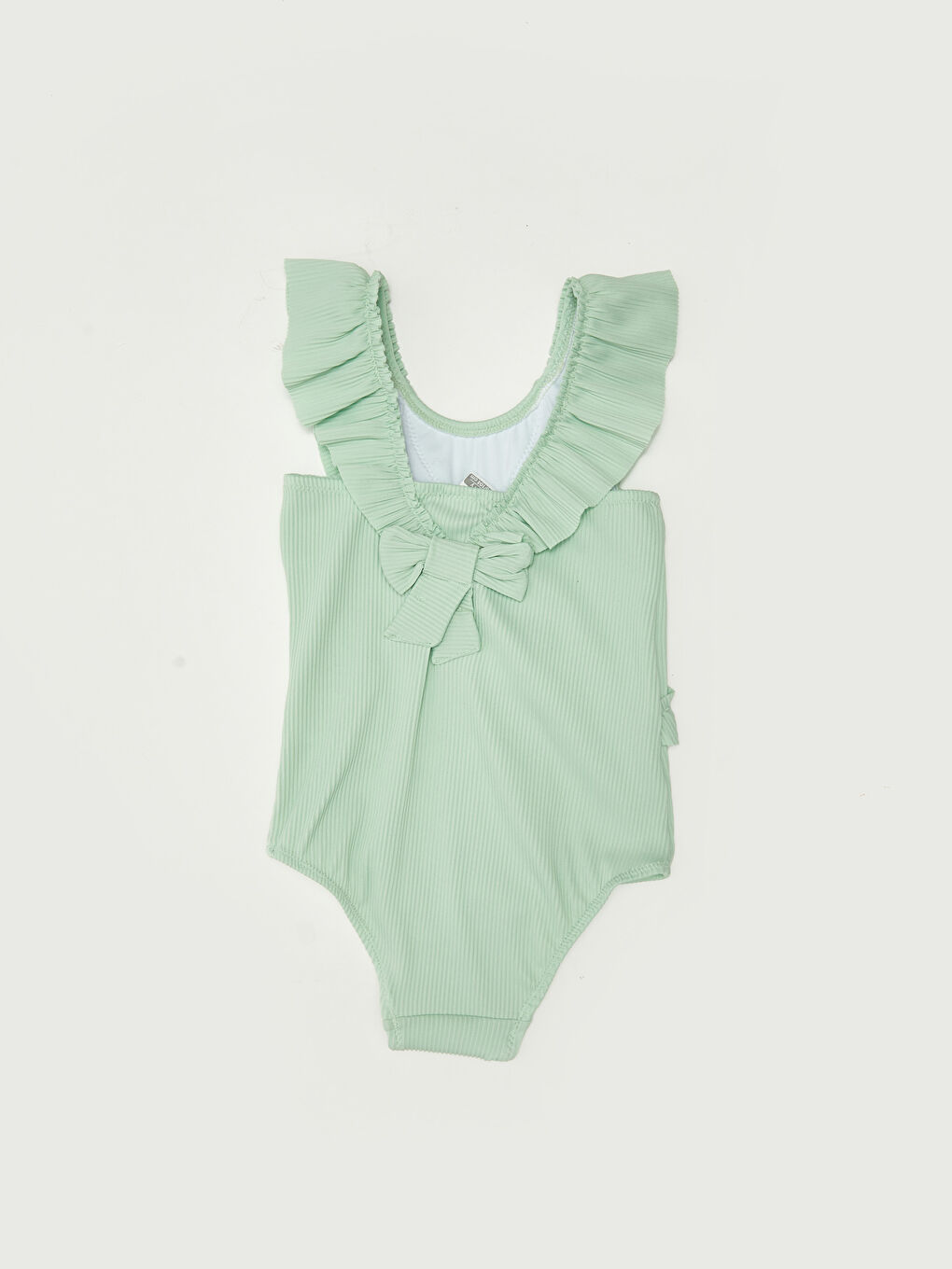 Flexible Fabric Ruffle Detail Baby Girl Swimsuit -S2FY34Z1-FXS