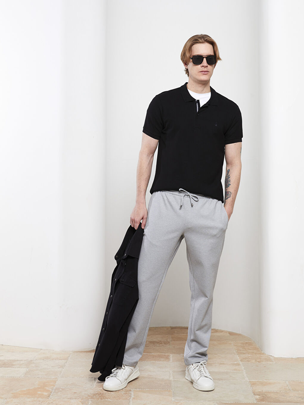 Standard Fit Men's Trousers-1