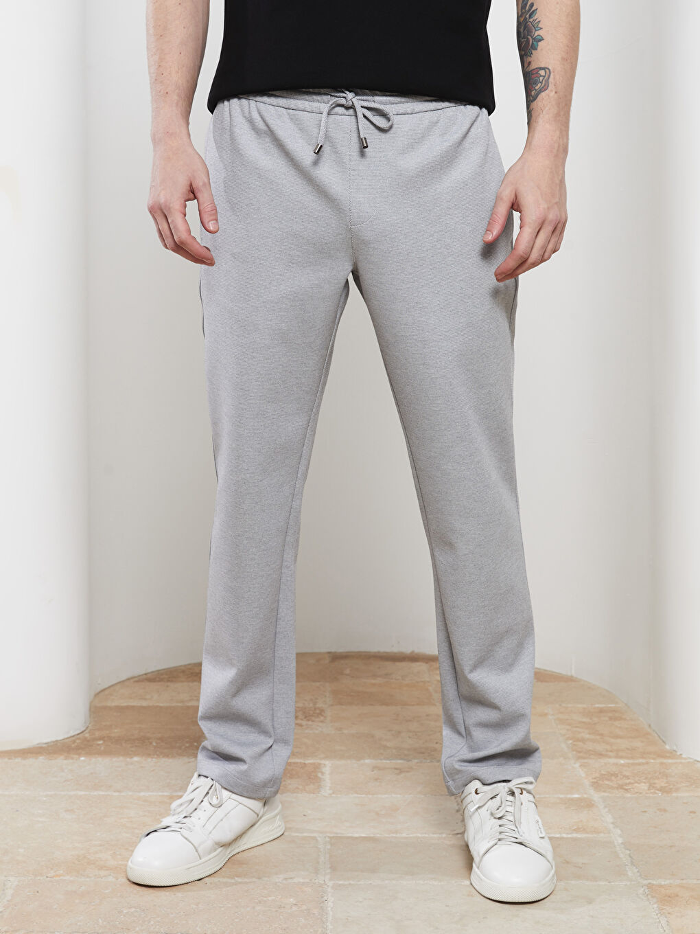 Standard Fit Men's Trousers-4