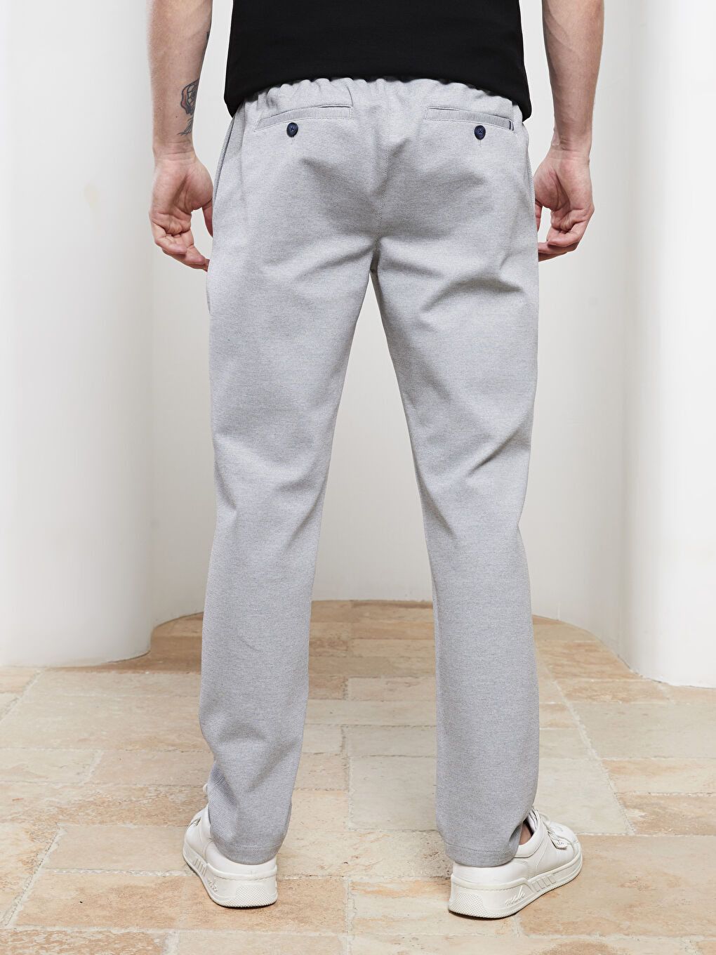 Standard Fit Men's Trousers-6